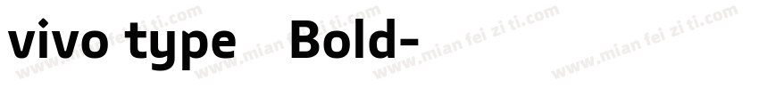vivo type 简 Bold字体转换